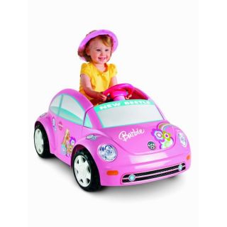 Power Wheels VW Barbie Pink Volkswagen Beetle Electric Ride on P6830