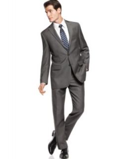Tommy Hilfiger Suit Separates, Navy Sharkskin Slim Fit   Mens Suits