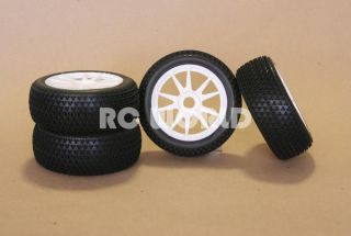 RC 1 8 Car Buggy Truck Tires Wheels Rims Package Nipple