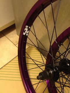 Revenge Complete Wheel Set Wheels Purple Black Front Back 9 Profile