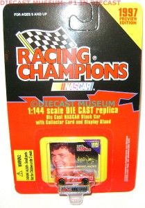 Michael Waltrip 21 Citgo 1 144 Racing Champions RARE