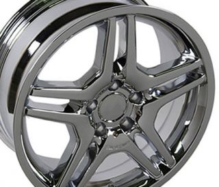 18 Chrome AMG Wheel Rim Fits Mercedes C E s Class SLK CLK CLS 35mm