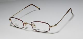 New Polo Ralph Lauren 1858 44 23 145 Gold Red Havana Eyeglass Frame