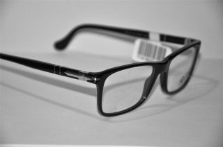 New Persol 3014V 95 Black Eyeglasses Frames 52mm