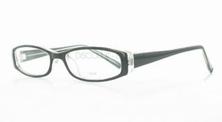 Soho 83 Art Deco Modern Eyeglass Frames Black Clear Mens or Womens Hip