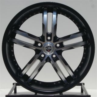 20 inch Wheels Rims Black New Chevy Camaro Cadillac cts 5x120 Honda