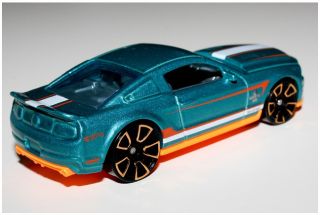 Hot Wheels Teal 2010 Ford Shelby GT 500 Super Snake Faster Than Ever 5
