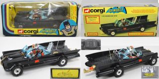 Batman Corgi 1966 267 6A 1979 Batmobile Version w Tab Wide Wheels MIB