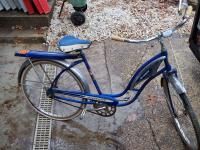 Vintage AMF Roadmaster Skyrider Womens Cruiser Bike Blue Bicycle