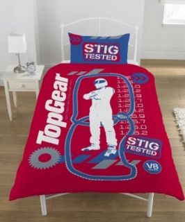 Top Gear STIG Tested Single Bed Bedding Duvet Cover Set Official Brand