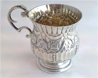 Victorian Silver Novelty Cup Tankard 1882 William Comyns
