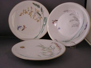 Heinrich Anmut Shape Butterfly Dragonfly Bread Plates