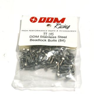 DDM STAINLESS STEEL BEADLOCK BOLTS FOR THE HPI BAJA 5B,5T,5SC & LOSI