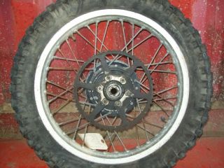 TT500 TT 500 74 79 YZ250 YZ 250 Rear Wheel Rim and Brake Hub 2