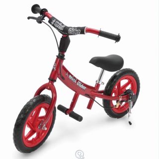 The Mini Glider Balance Training Childrens Bicycle Red Alloy w