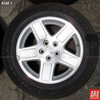 17 USED RIMS & TIRES OEM DODGE CHARGER MAGNUM RIMS & GOODYEAR TIRE