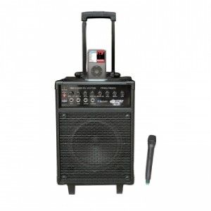 Pyle Pro 600W Rechargeable Portable Wireless PA Mic System iPod Dock