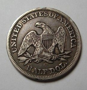 1854 O Seated Liberty Half Dollar Original XF Type Coin
