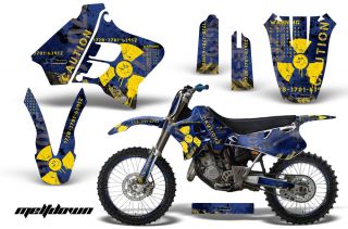 AMR Racing Number Plate MX Background Sticker Decal Yamaha YZ 125 250