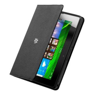 Leather Journal Case for Blackberry Playbook Black