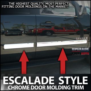 2007 2009 Chevrolet Tahoe Chrome Side Molding : Fits all 07 08 09