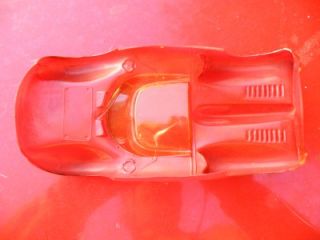 Vintage 60s Pactra Slot Car Ferrari 365P2 with Brass Tube Frame