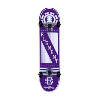 NEW7 62 x 31 12 Element Varsity Complete Skateboard Purple Y401