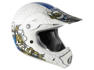 Kali Mantra Wheels White ATV Motocross Helmet Youth S