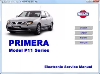 Nissan Primera P11 P12 Workshop Service Repair Manual Engine Body Disc