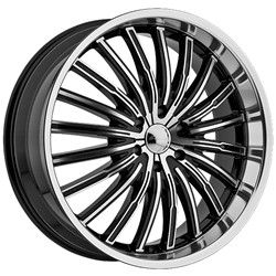 Panther 915 Black Wheels Rims 5x120 +35 / BMW X3 Lexus LS 460 Equinox