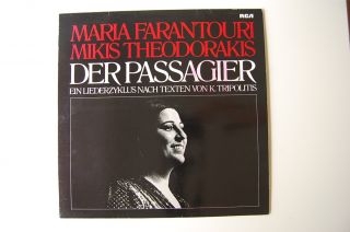 Maria Farantouri, Mikis Theodorakis, Der Passagier, RCA