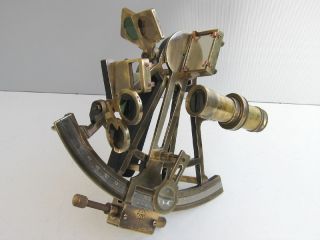 Sehr großer Messing SEXTANT 22 cm GROSS m Extra Linse