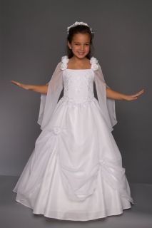 Kommunionkleid Kinderkleid Kommunion   Blumenkinder Kleid   Modell