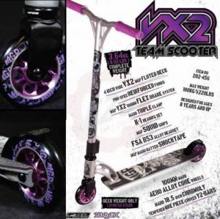 MGP VX2 Team Edition Scooter 2012 Alloy Purple fluted Deck Stunt