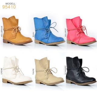 Stiefeletten Worker Boots 99936 Damen Schuhe Modelle 2013