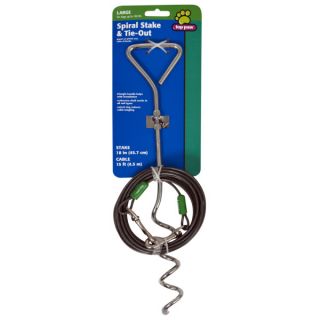 Top Paw™ Spiral Stake with Tie out   Summer PETssentials   Dog