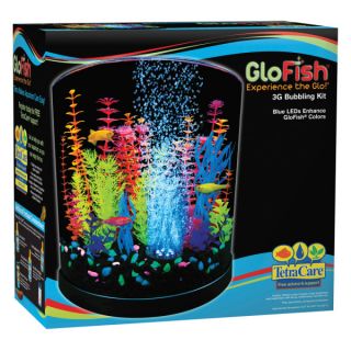 Fish Sale GloFish 3 Gal Half Moon Aquarium