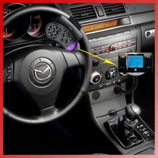 Car  FM Transmitter Modulator Bluetooth Player Steering Wheel USB