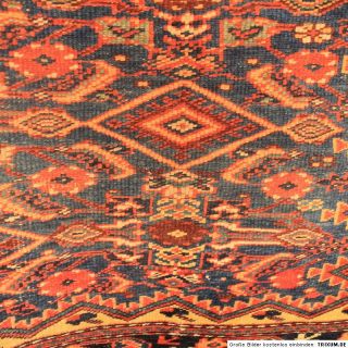 Antiker Alter Handgeknüpfter Perser Teppich Malayer Kazak Old Carpet