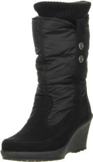 VISTA Damen Winterstiefel Snowboots schwarz