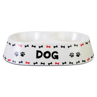 Top Paw™  Melamine Double Feeder Dog Bowl    Summer PETssentials   Dog