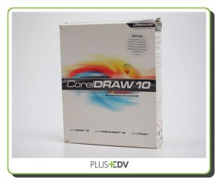 Corel Draw 10 Vollversionsbundle deutsch Draw 10 MwSt
