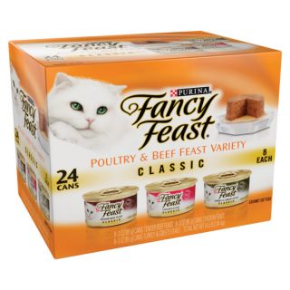 Fancy Feast Classic Poultry & Beef Variety 24 Pack   Food   Cat