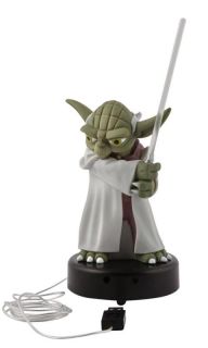 Wars Figur Licht + Sound Yoda 14 cm USB Bewegungsmelder NEU