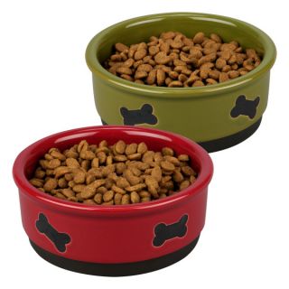Ceramic Dog Bowls & Feeders
