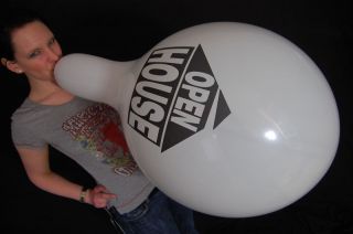 TufTex 17 Riesen WERBEDRUCK Luftballons *TUF TEX*