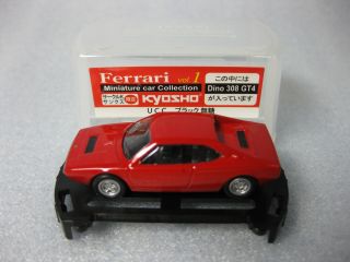 Ferrari Dino 308 GT4 Red Kyosho 1:100 Scale Diecast Model Car