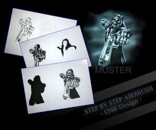 Step by Step~UMR Airbrush Schablone AS 080 L ca 23x16cm