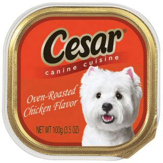 cesar canine cuisine Oven Roasted Chicken Flavor in Meaty Juices Dog Food   Sale   Dog
