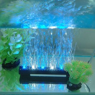 LED weiss + Blau Aquarium Lampen wellen Effekt Bubble Beleuchtung